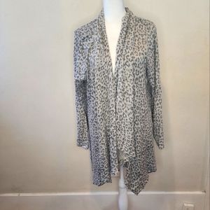 Animal print sweater 1X